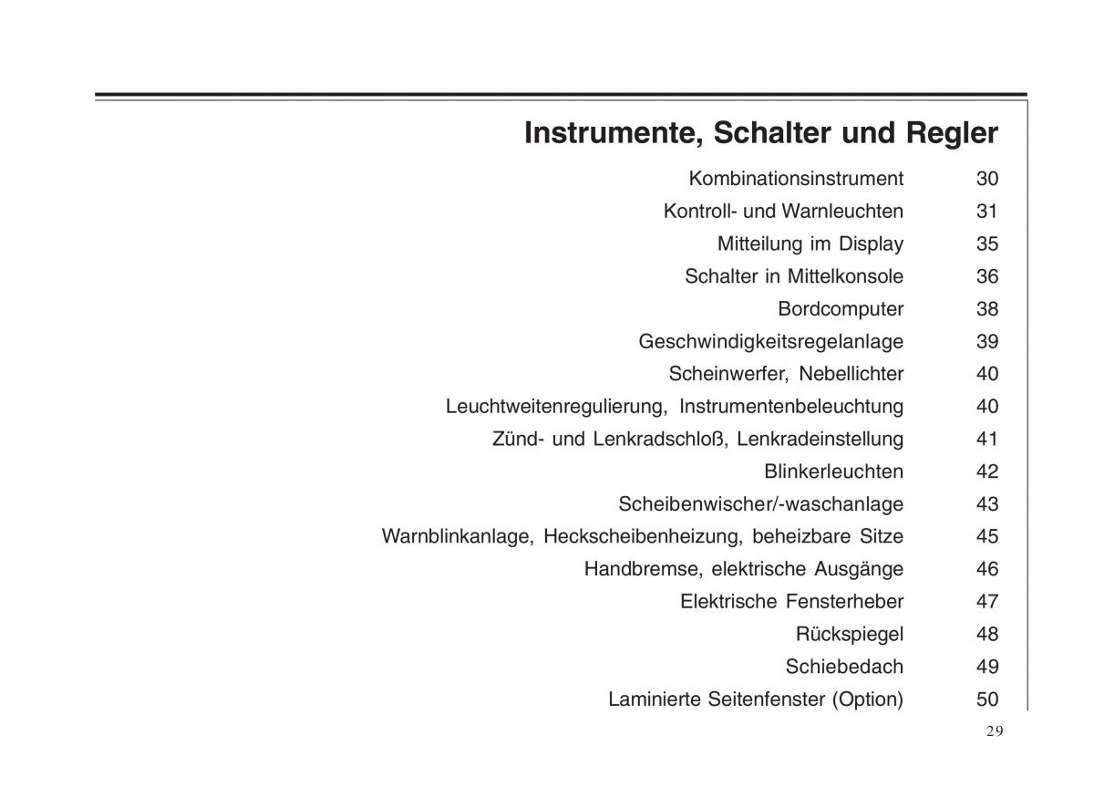 Volvo V70 II 2 Handbuch / page 30