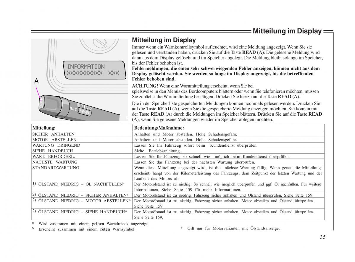 Volvo V70 II 2 Handbuch / page 36