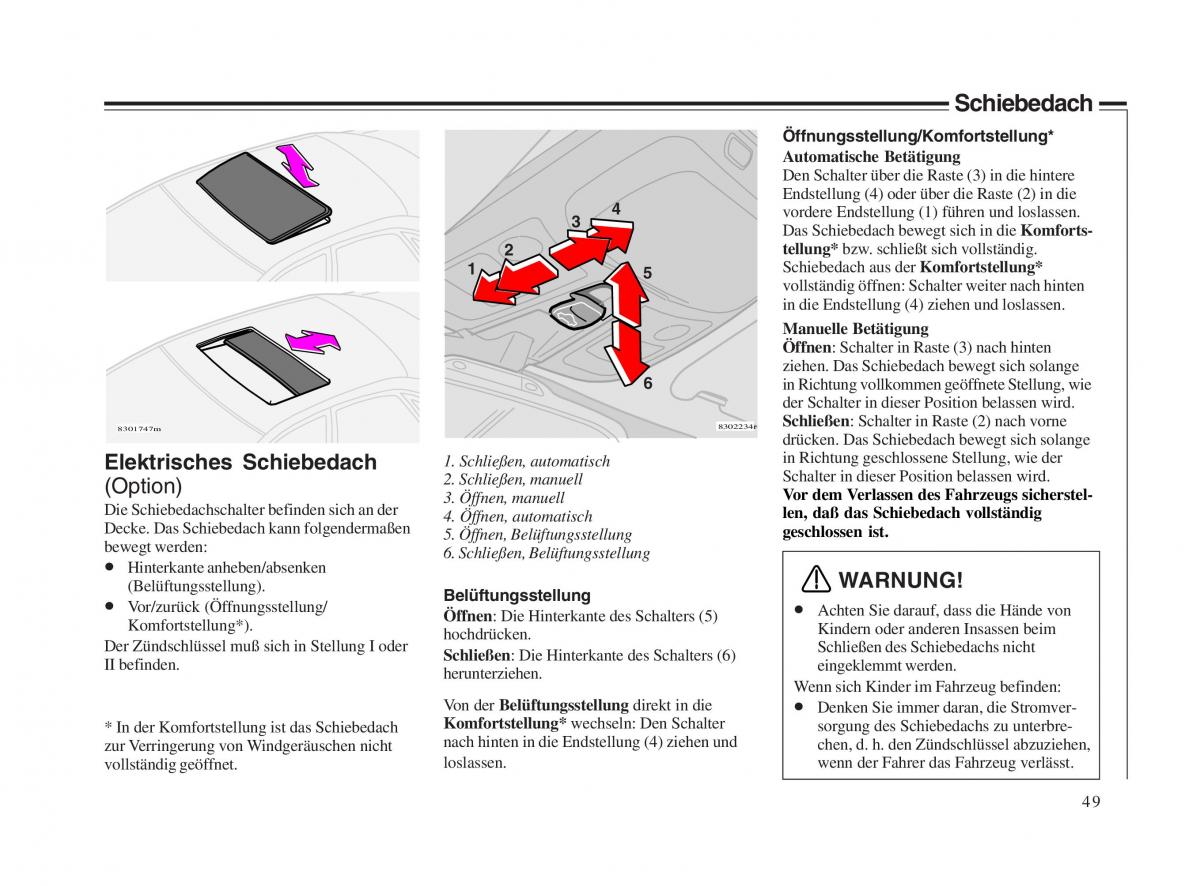 Volvo V70 II 2 Handbuch / page 50