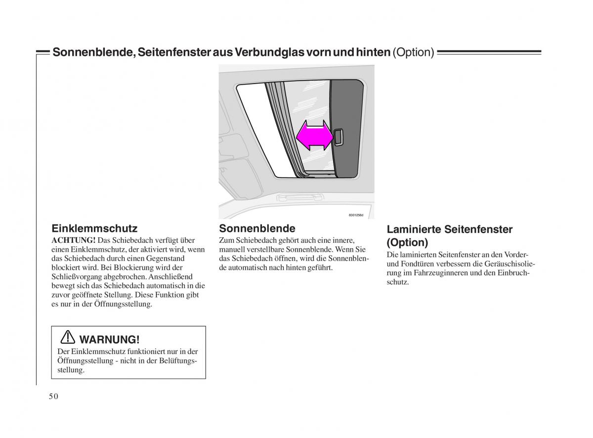 Volvo V70 II 2 Handbuch / page 51