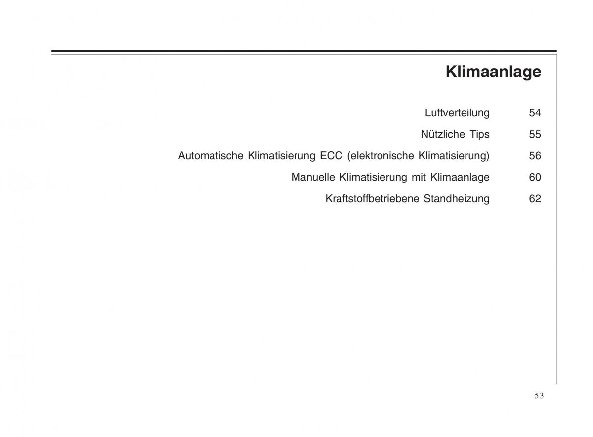 Volvo V70 II 2 Handbuch / page 54