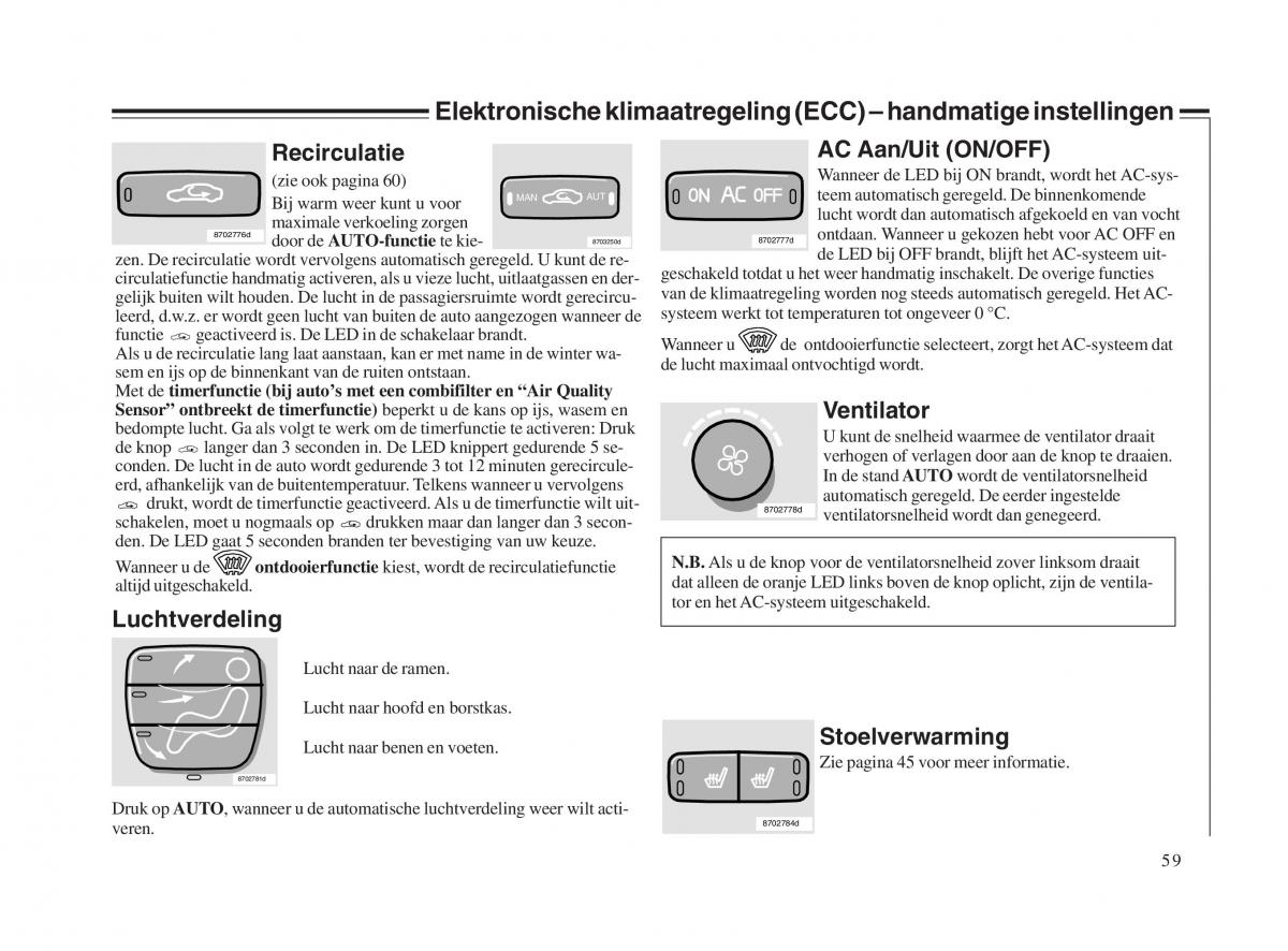 Volvo V70 II 2 handleiding / page 60