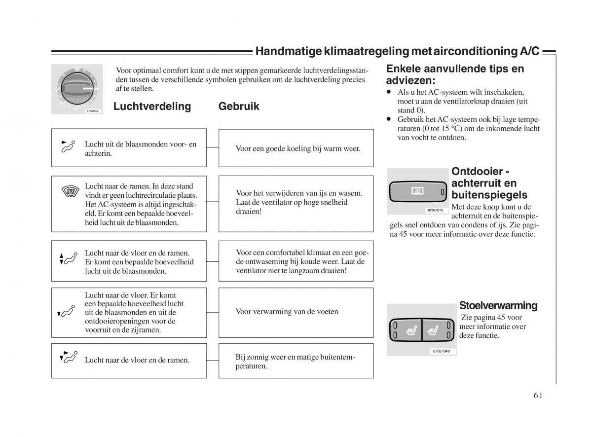 Volvo V70 II 2 handleiding / page 62