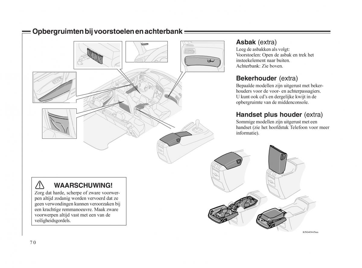 Volvo V70 II 2 handleiding / page 71