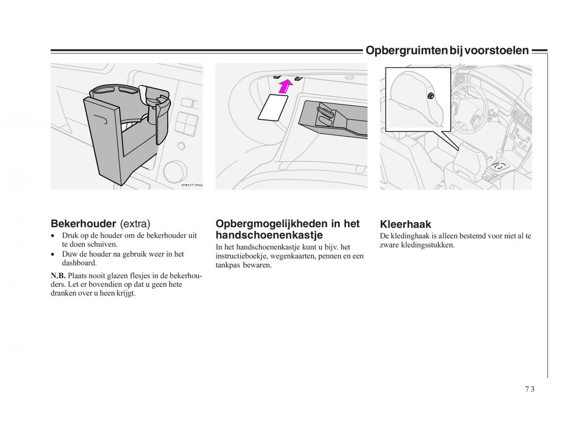 Volvo V70 II 2 handleiding / page 74