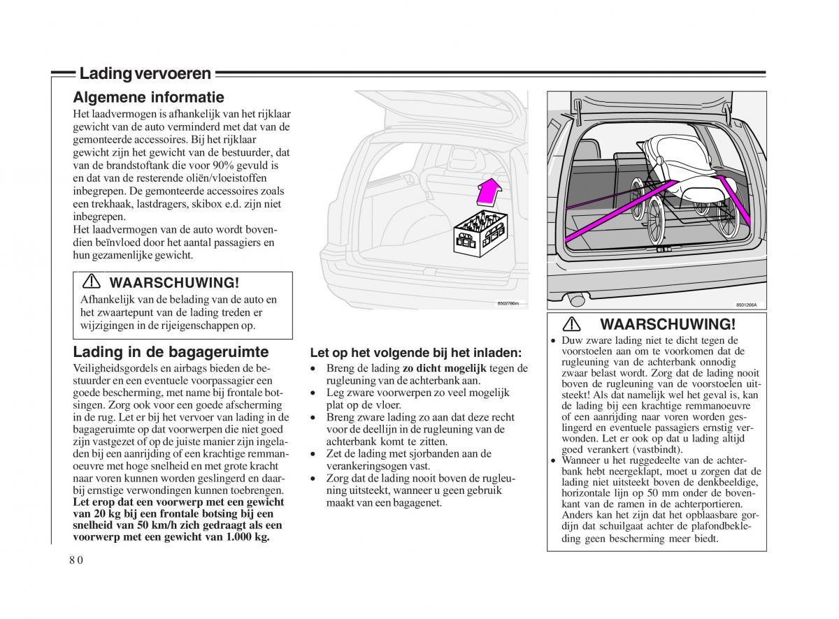 Volvo V70 II 2 handleiding / page 81