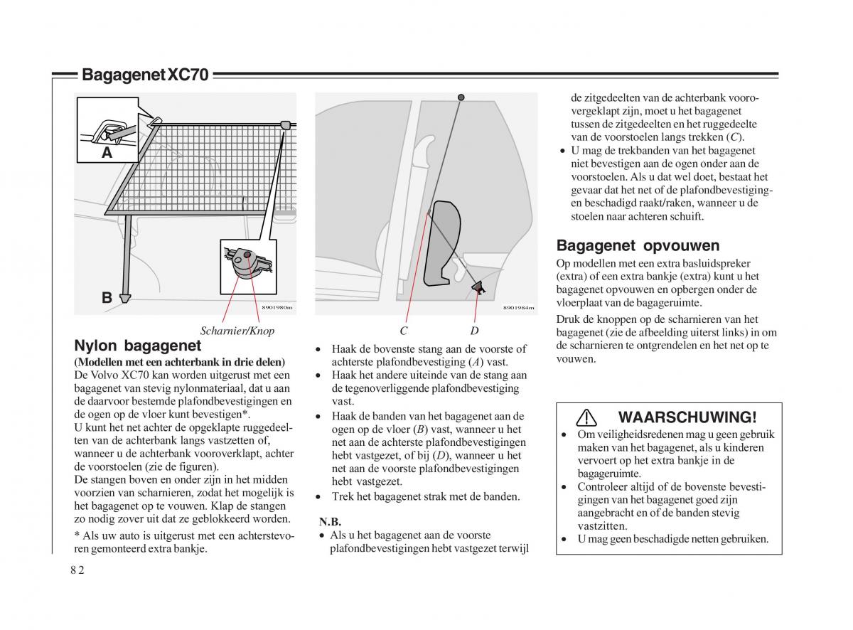 Volvo V70 II 2 handleiding / page 83