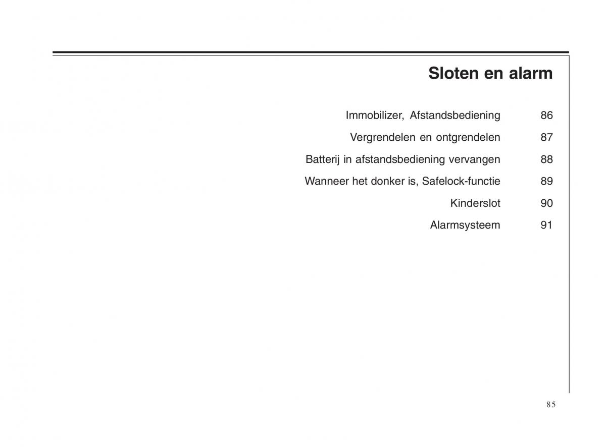 Volvo V70 II 2 handleiding / page 86