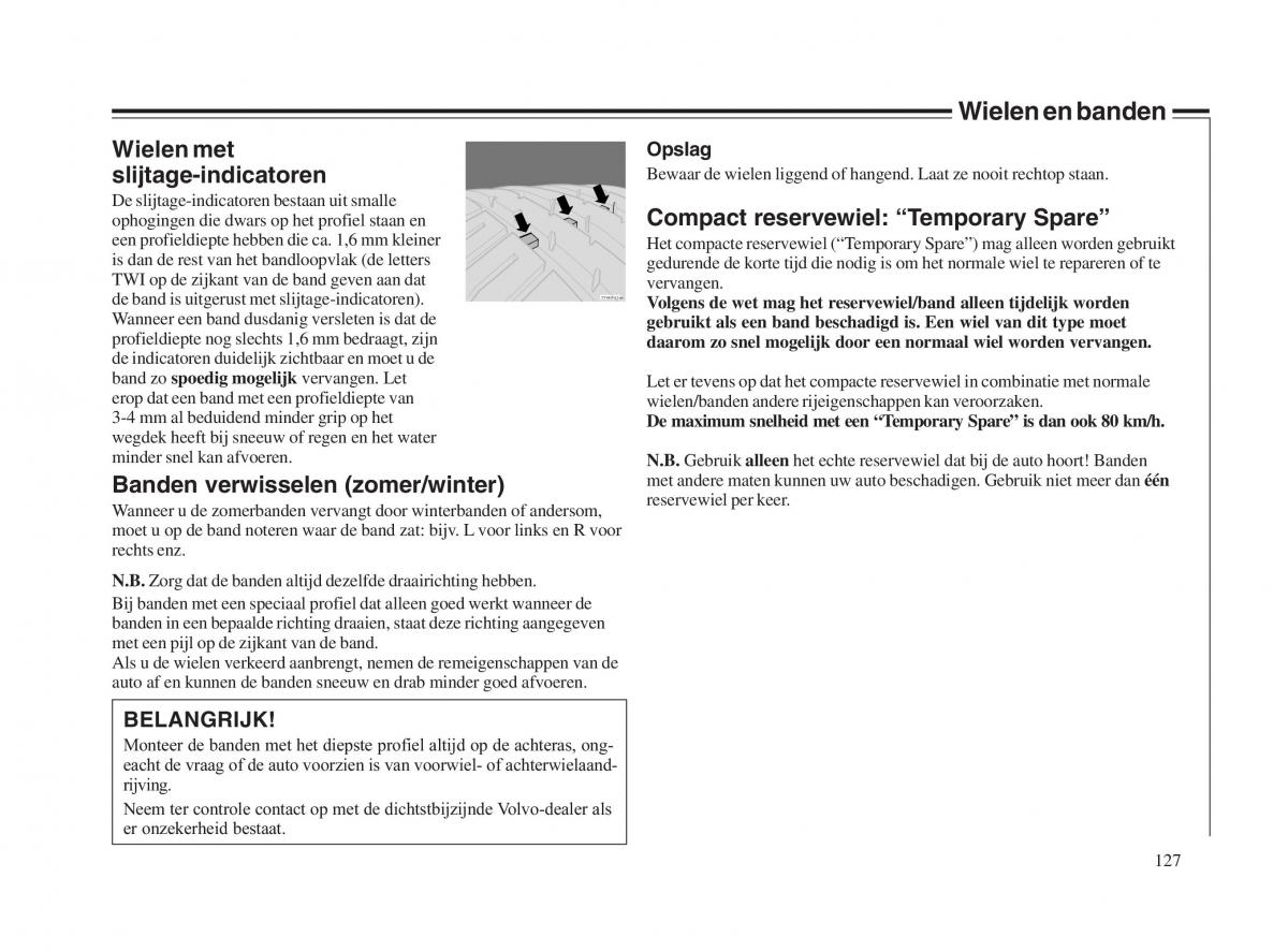 Volvo V70 II 2 handleiding / page 128