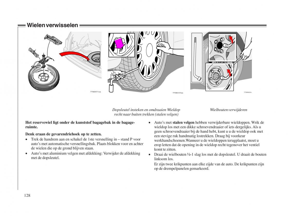 Volvo V70 II 2 handleiding / page 129