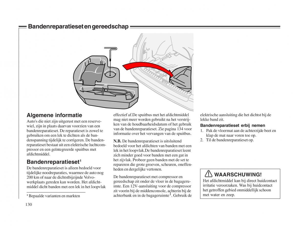 Volvo V70 II 2 handleiding / page 131