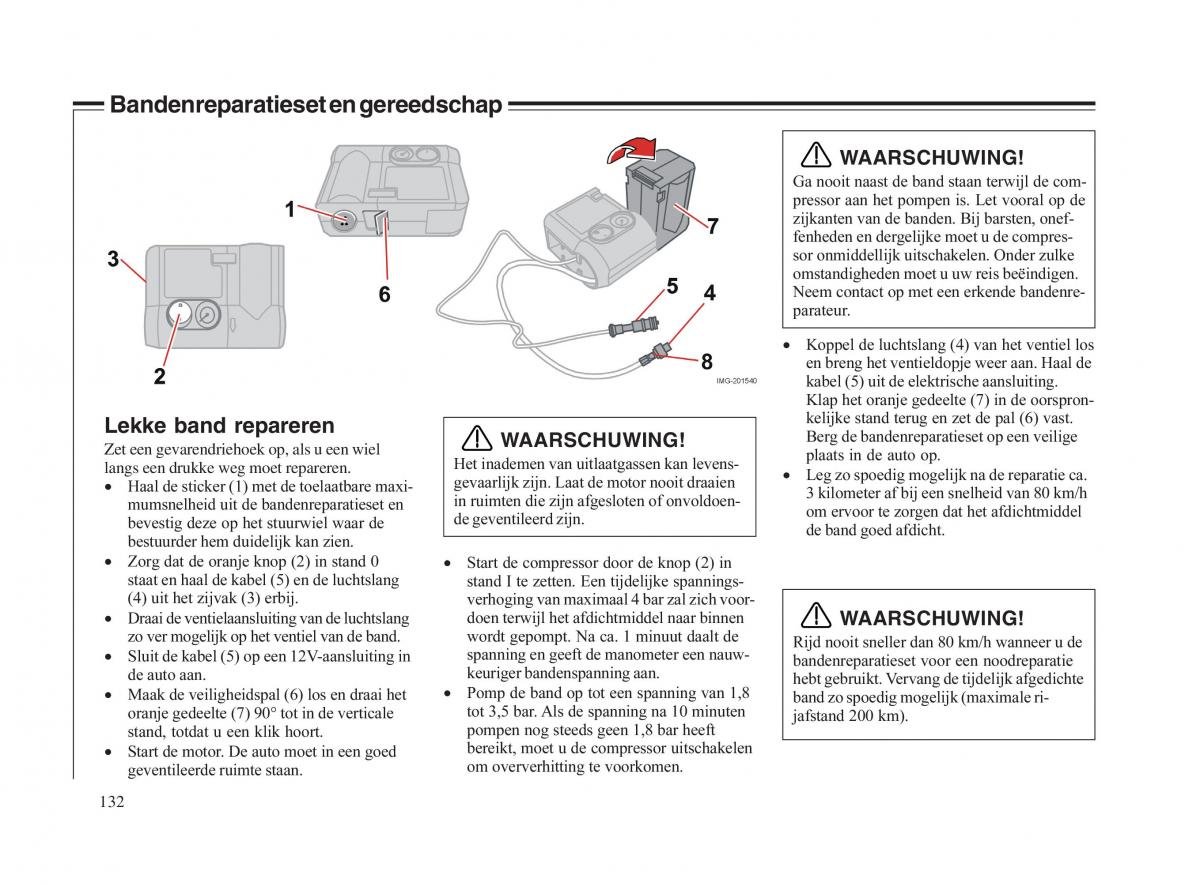 Volvo V70 II 2 handleiding / page 133