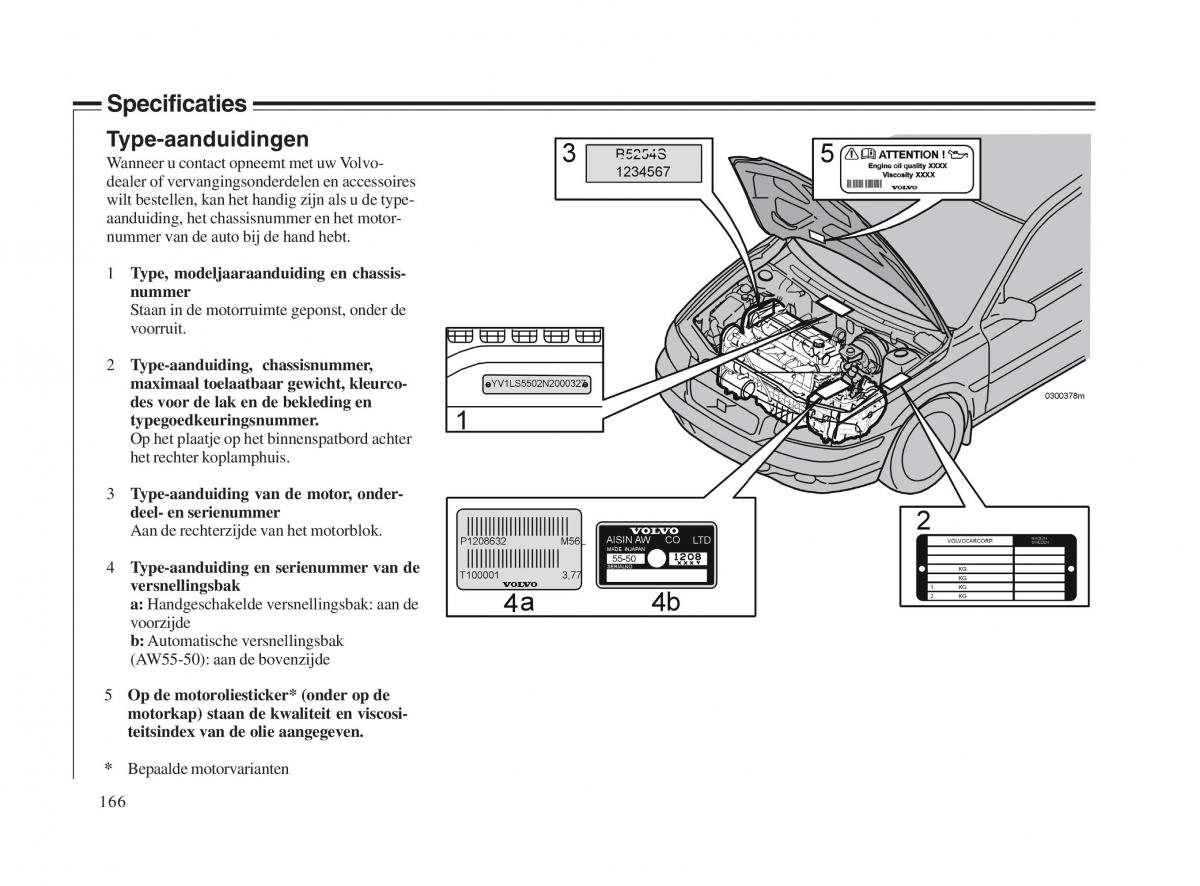 Volvo V70 II 2 handleiding / page 167