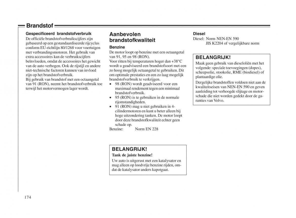 Volvo V70 II 2 handleiding / page 175