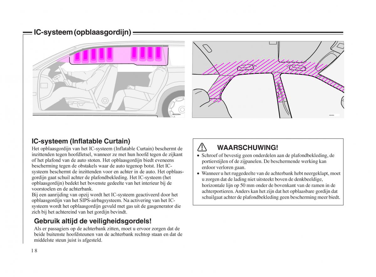 Volvo V70 II 2 handleiding / page 19