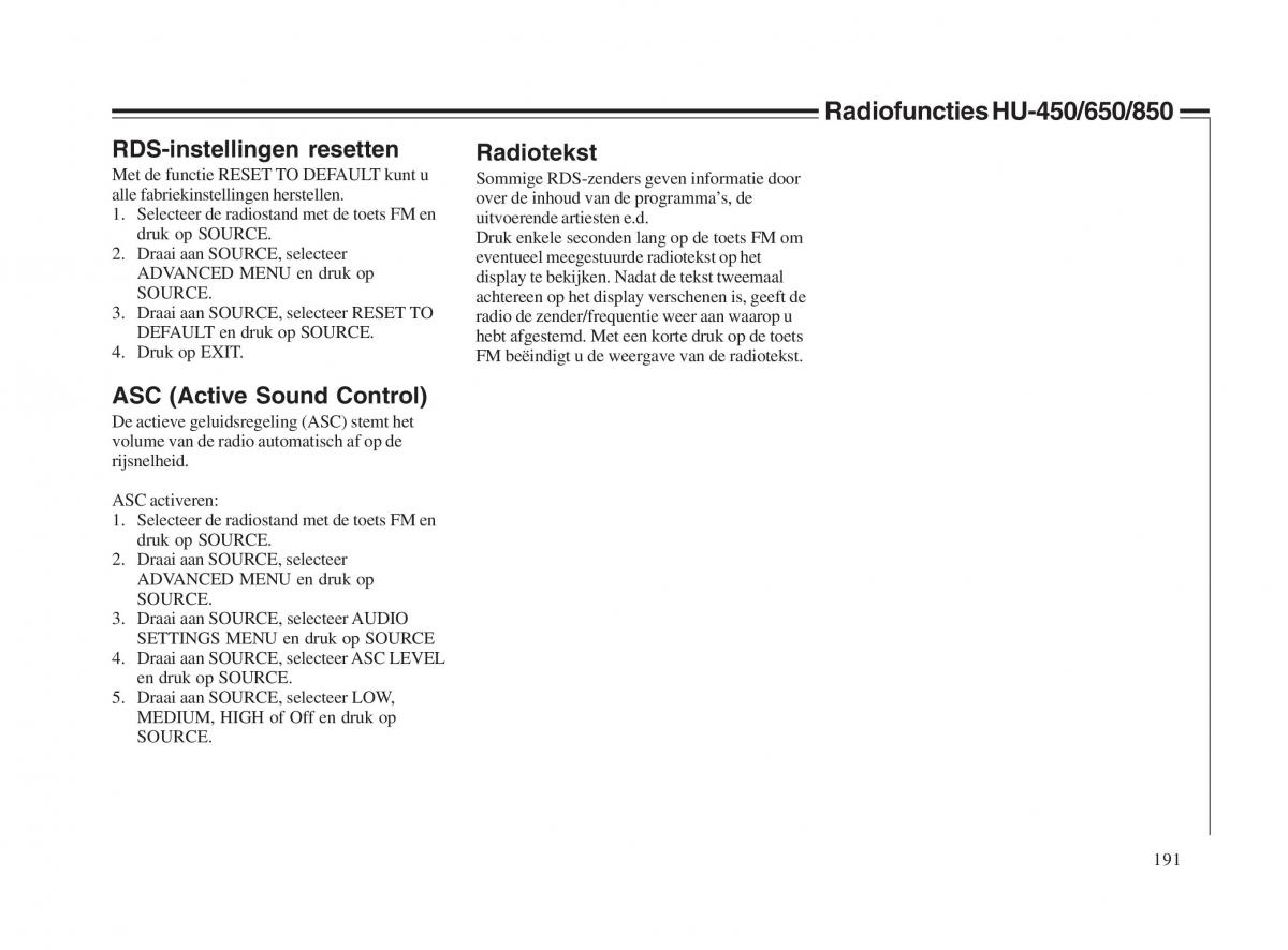 Volvo V70 II 2 handleiding / page 192