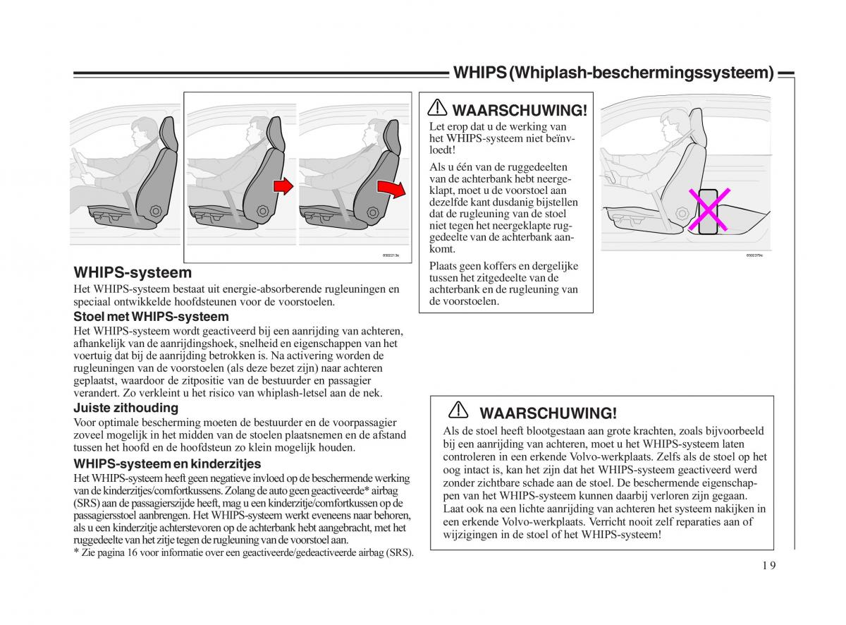 Volvo V70 II 2 handleiding / page 20