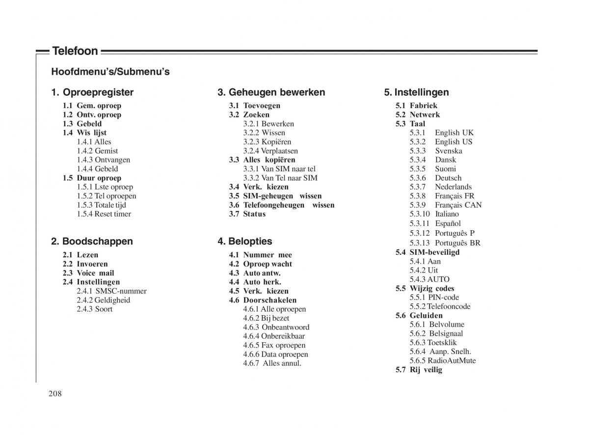 Volvo V70 II 2 handleiding / page 209