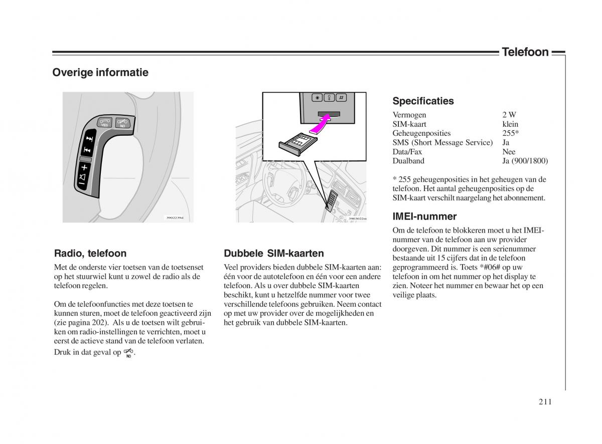 Volvo V70 II 2 handleiding / page 212