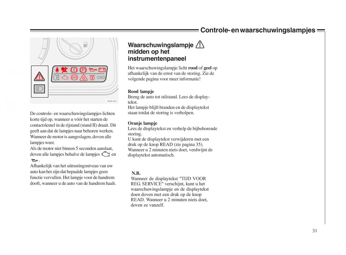 Volvo V70 II 2 handleiding / page 32