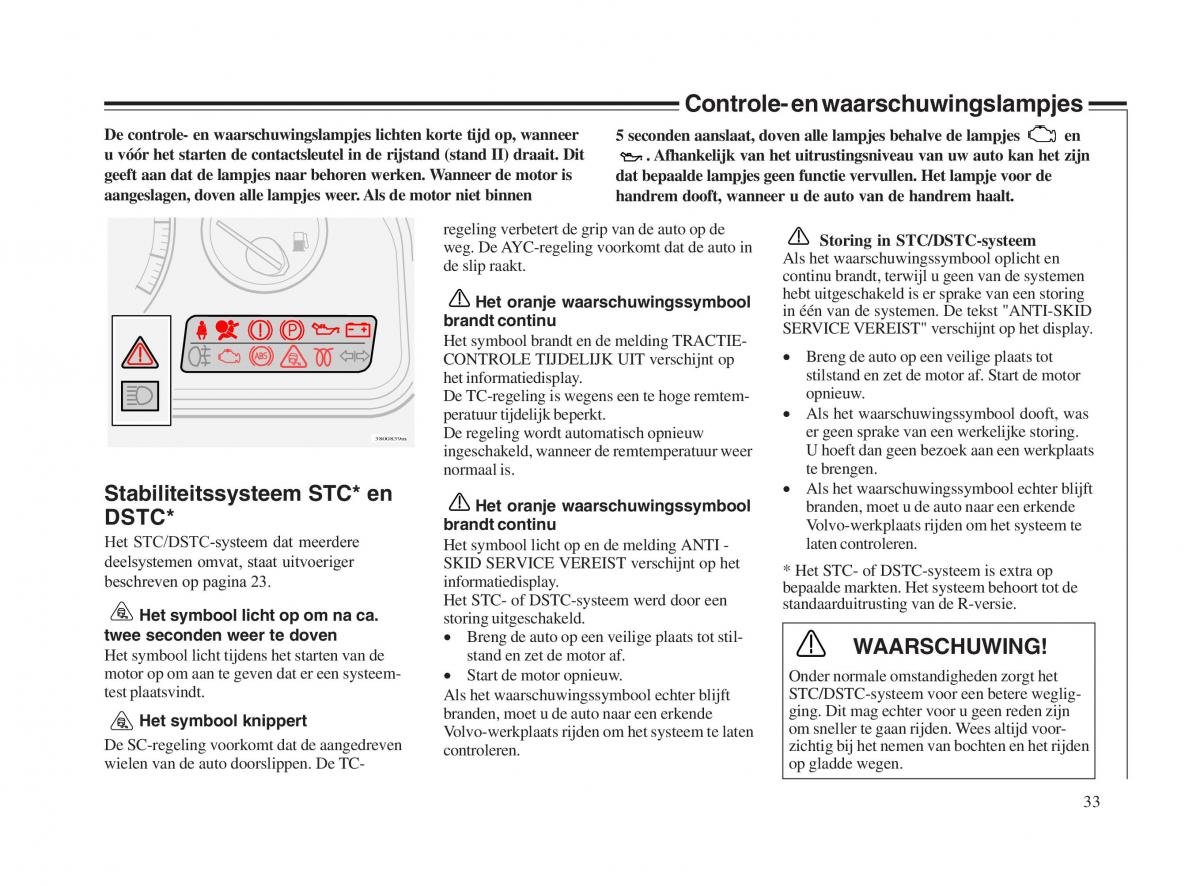 Volvo V70 II 2 handleiding / page 34