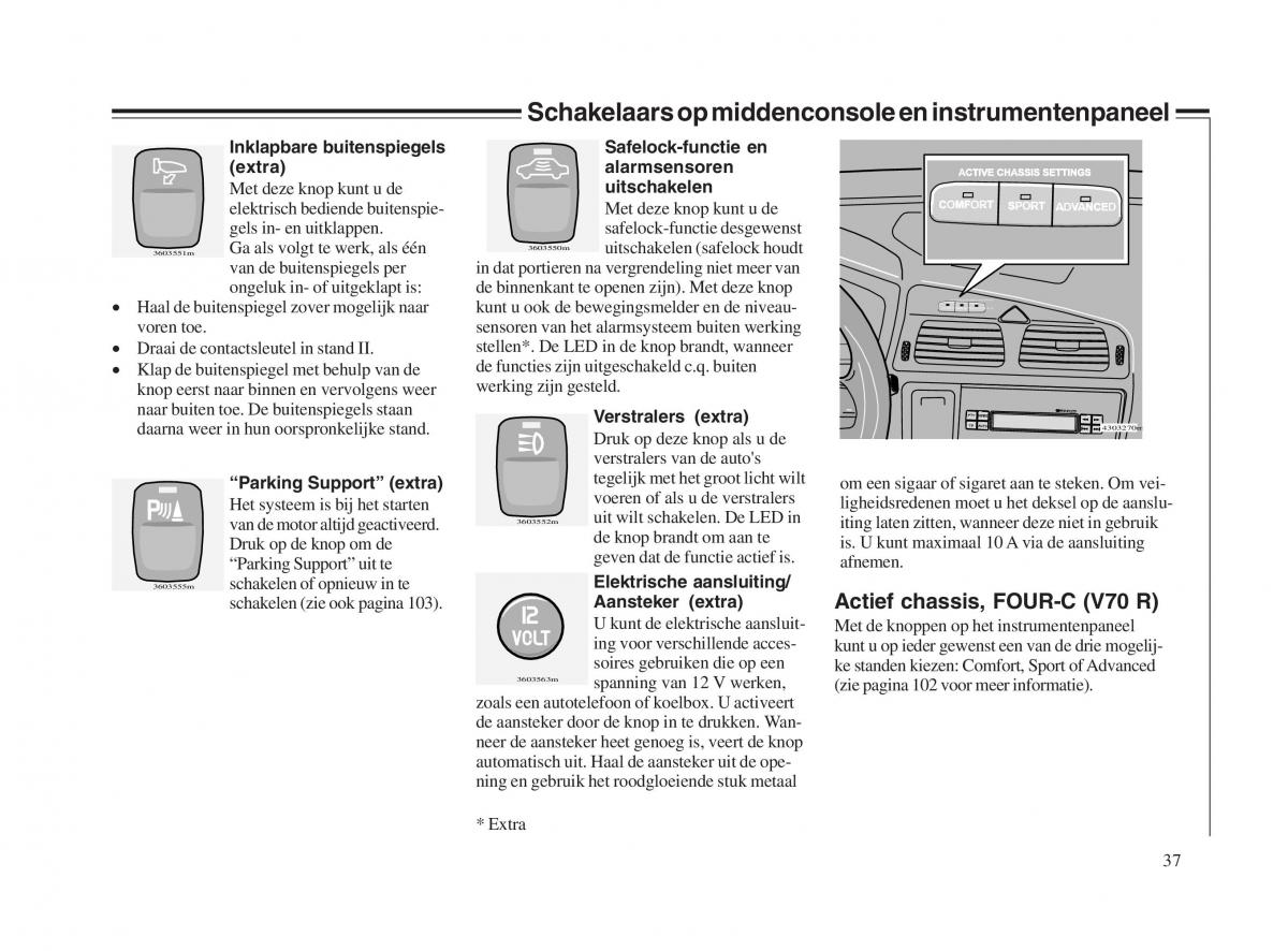 Volvo V70 II 2 handleiding / page 38