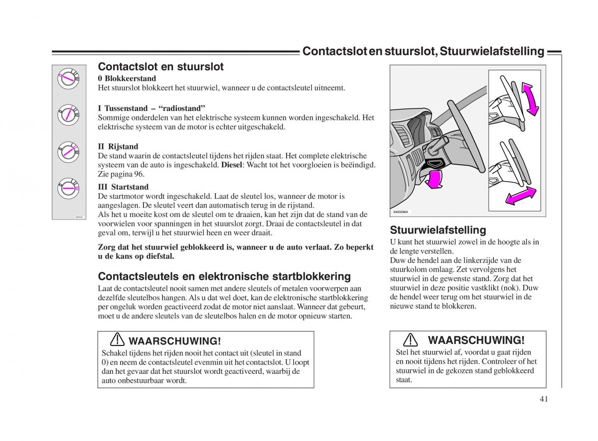 Volvo V70 II 2 handleiding / page 42