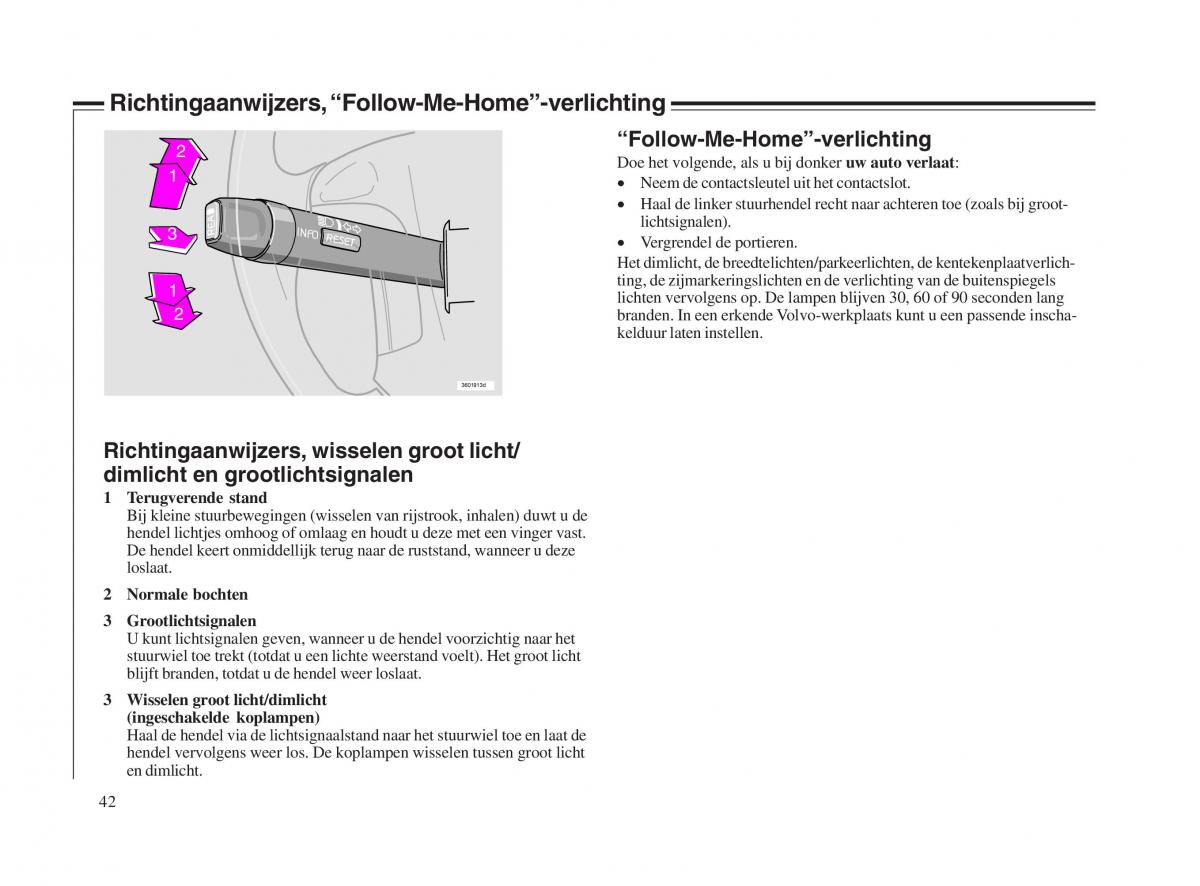 Volvo V70 II 2 handleiding / page 43