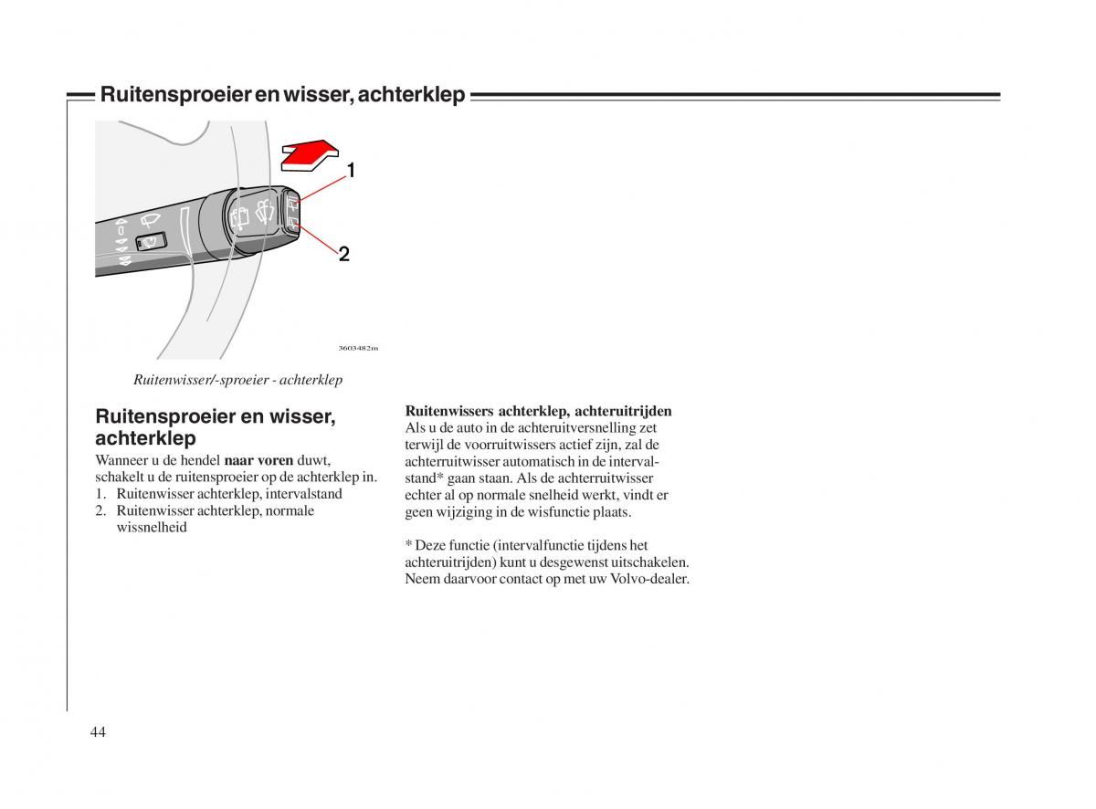 Volvo V70 II 2 handleiding / page 45