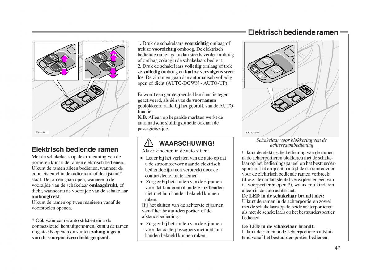 Volvo V70 II 2 handleiding / page 48