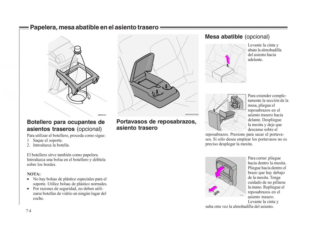 Volvo V70 II 2 manual del propietario / page 75