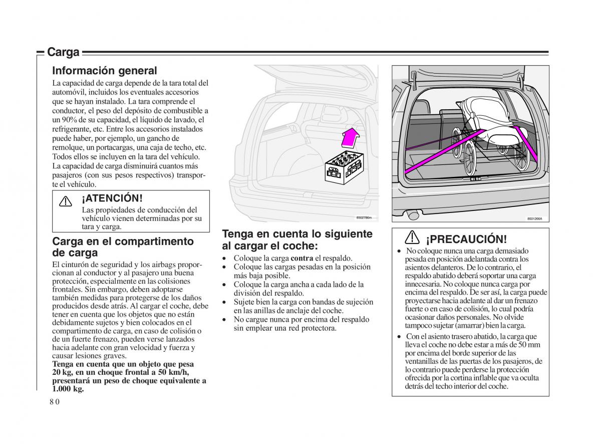 Volvo V70 II 2 manual del propietario / page 81