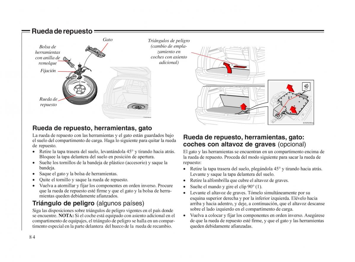 Volvo V70 II 2 manual del propietario / page 85