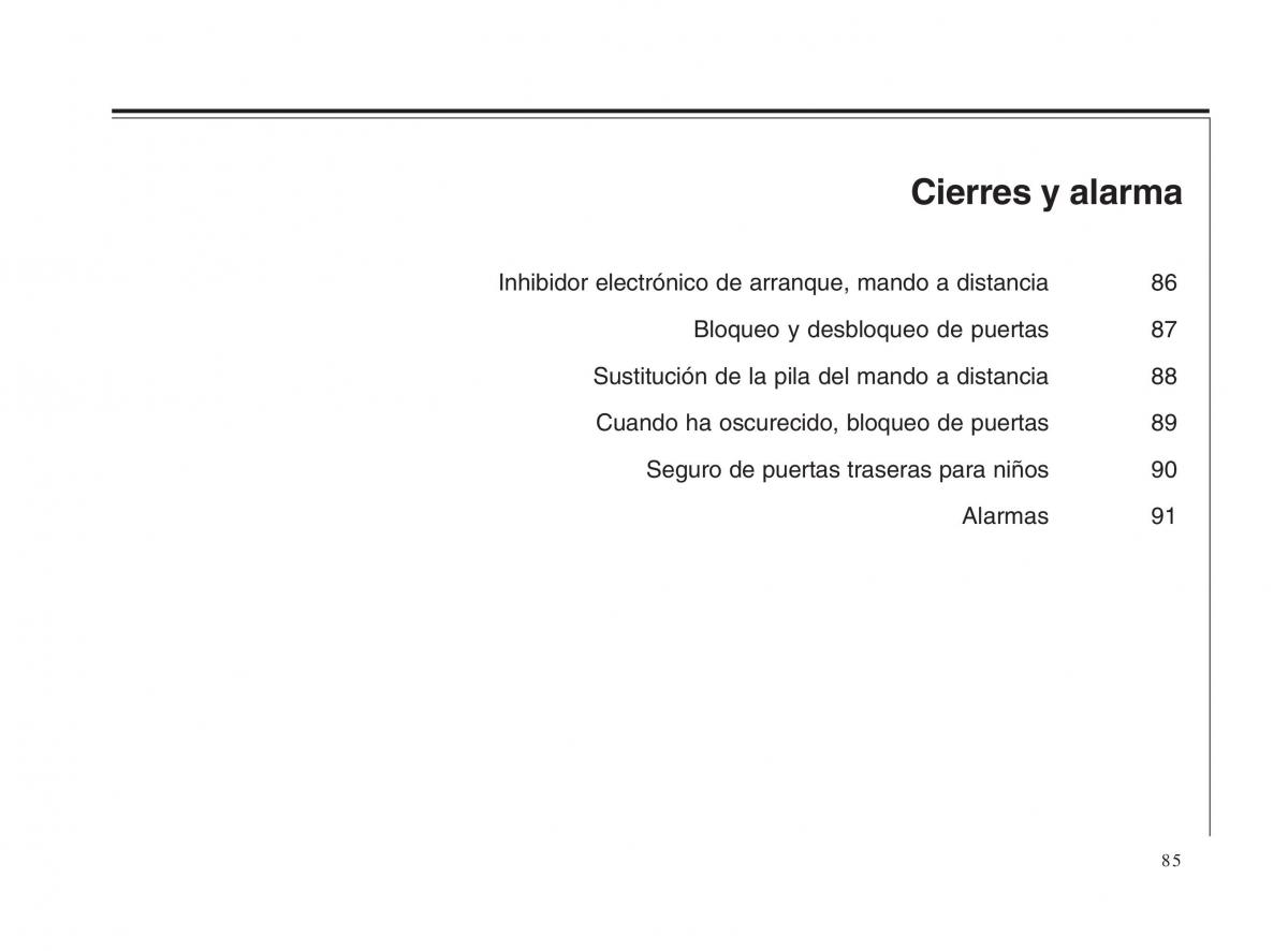 Volvo V70 II 2 manual del propietario / page 86