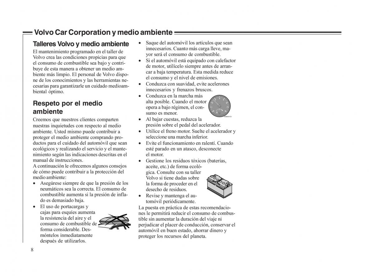 Volvo V70 II 2 manual del propietario / page 9