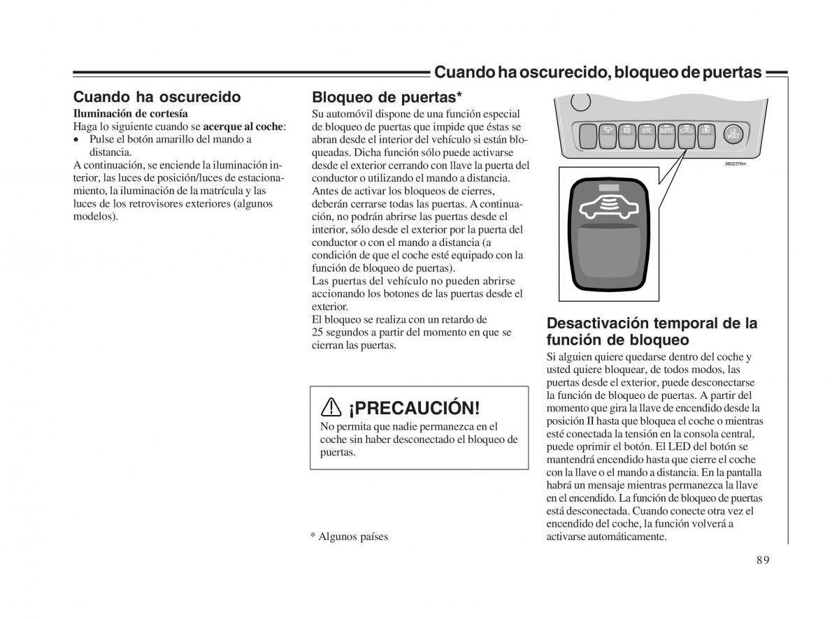 Volvo V70 II 2 manual del propietario / page 90