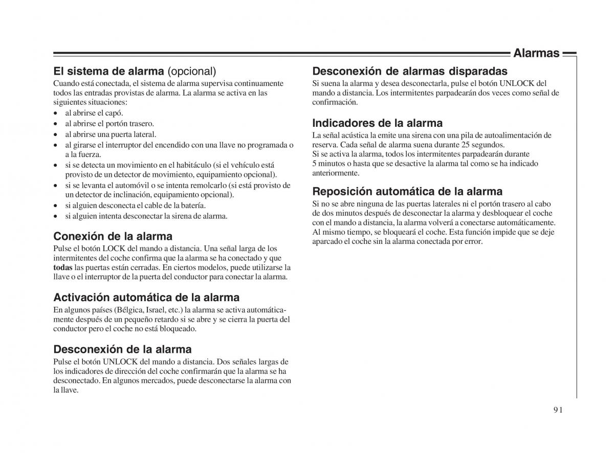 Volvo V70 II 2 manual del propietario / page 92