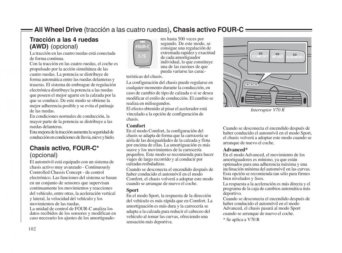 Volvo V70 II 2 manual del propietario / page 103