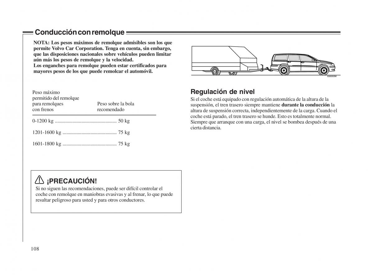 Volvo V70 II 2 manual del propietario / page 109