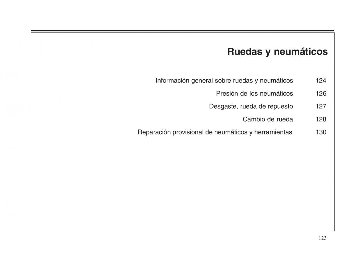 Volvo V70 II 2 manual del propietario / page 124