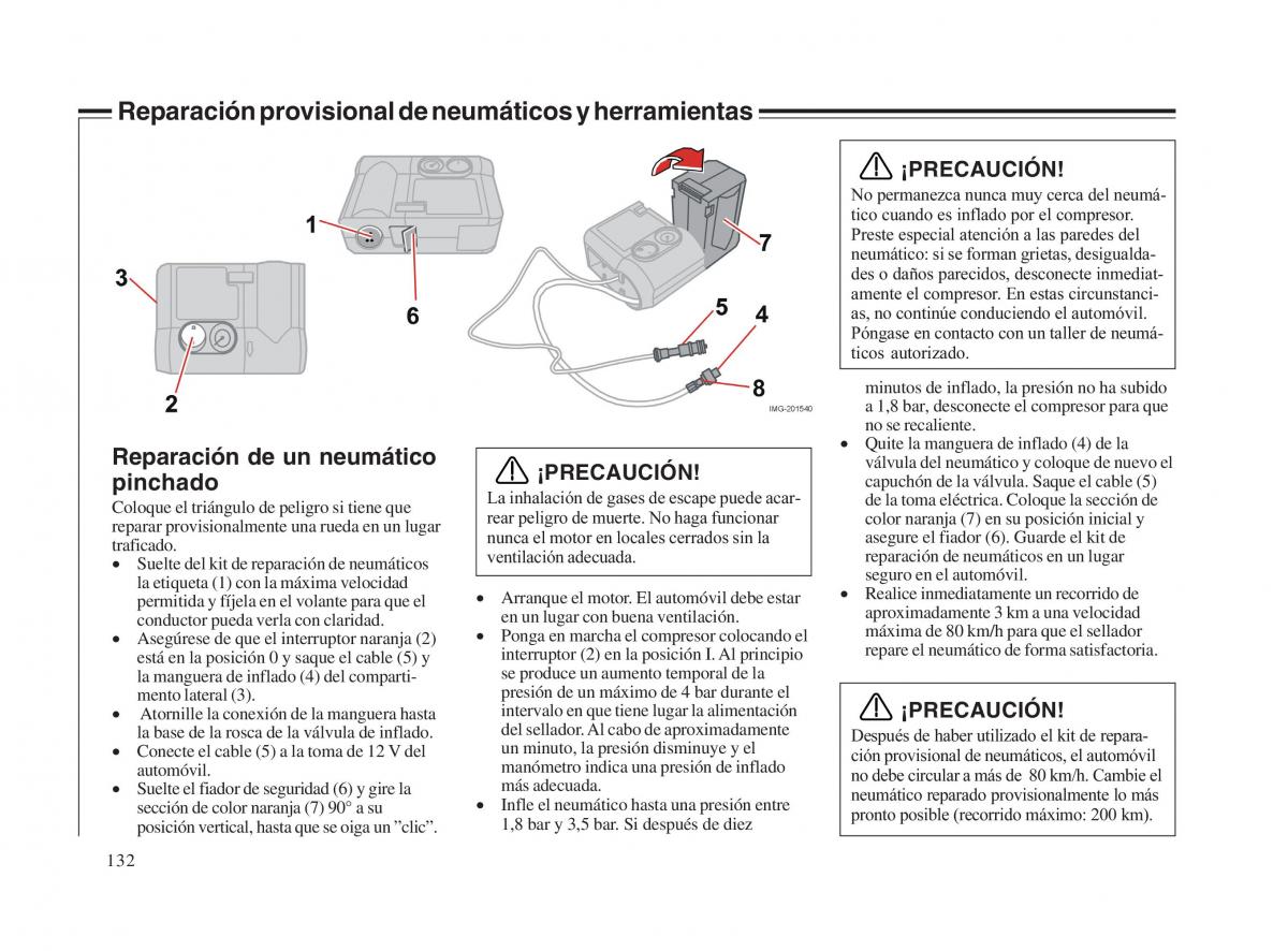 Volvo V70 II 2 manual del propietario / page 133