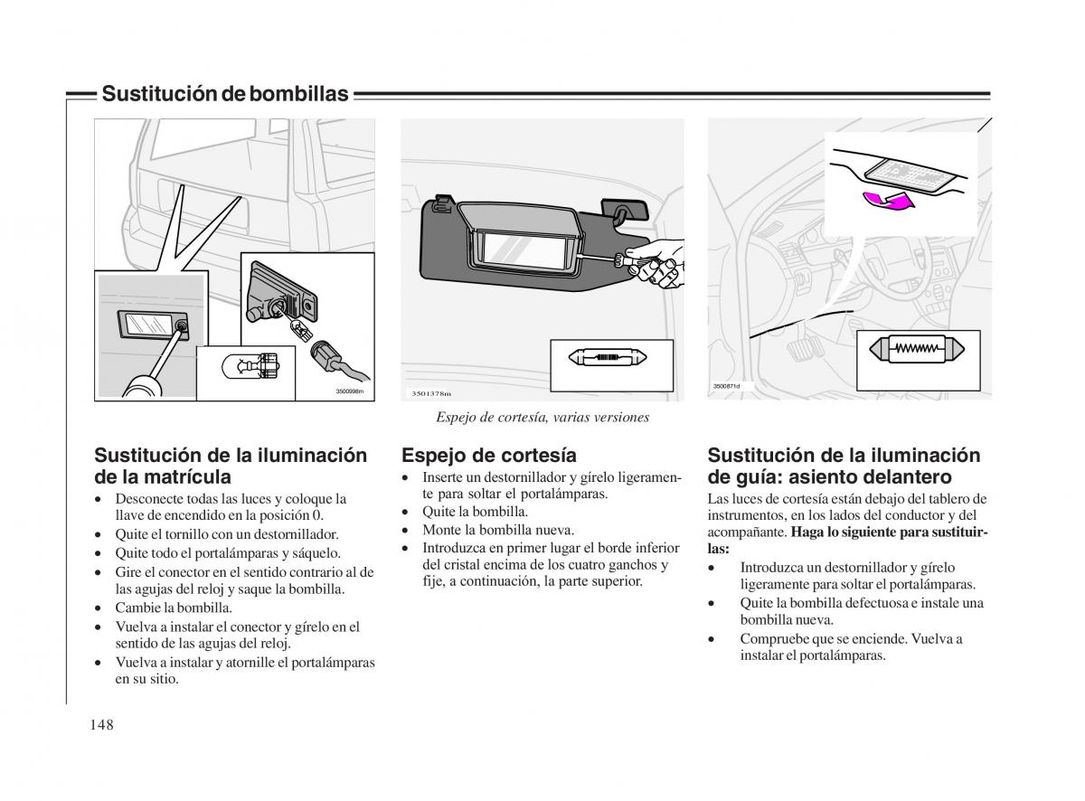 Volvo V70 II 2 manual del propietario / page 149