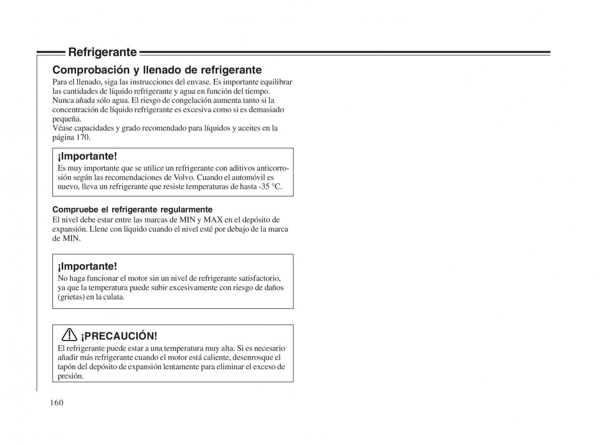 Volvo V70 II 2 manual del propietario / page 161