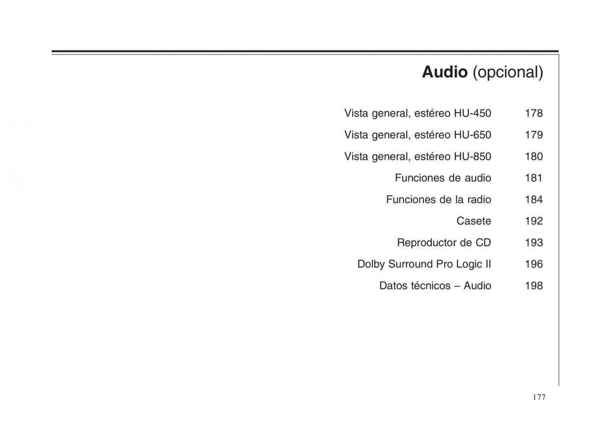 Volvo V70 II 2 manual del propietario / page 178