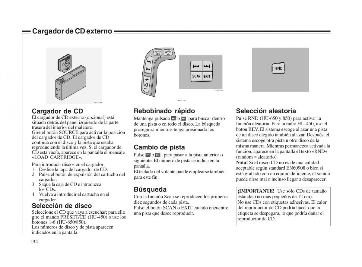 Volvo V70 II 2 manual del propietario / page 195