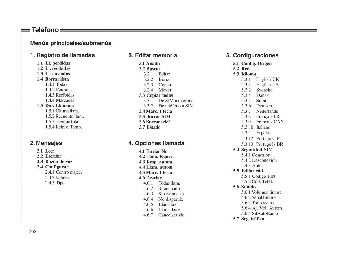 Volvo V70 II 2 manual del propietario / page 209