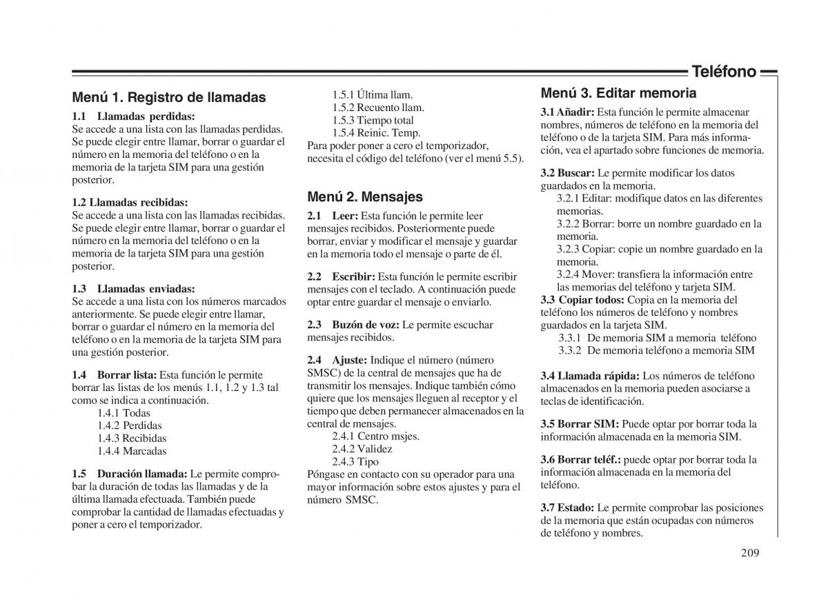 Volvo V70 II 2 manual del propietario / page 210