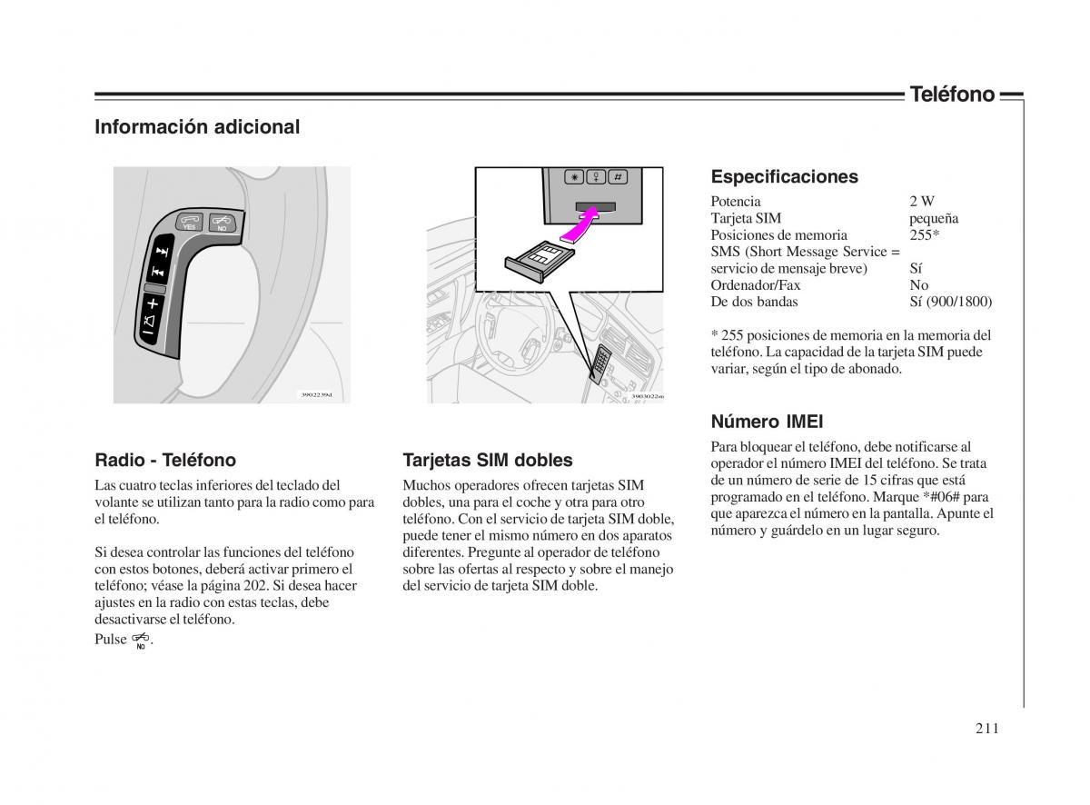 Volvo V70 II 2 manual del propietario / page 212