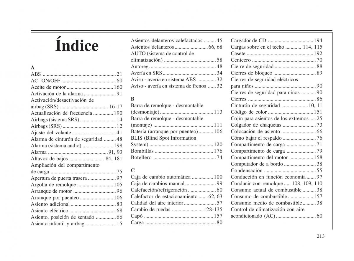 Volvo V70 II 2 manual del propietario / page 214