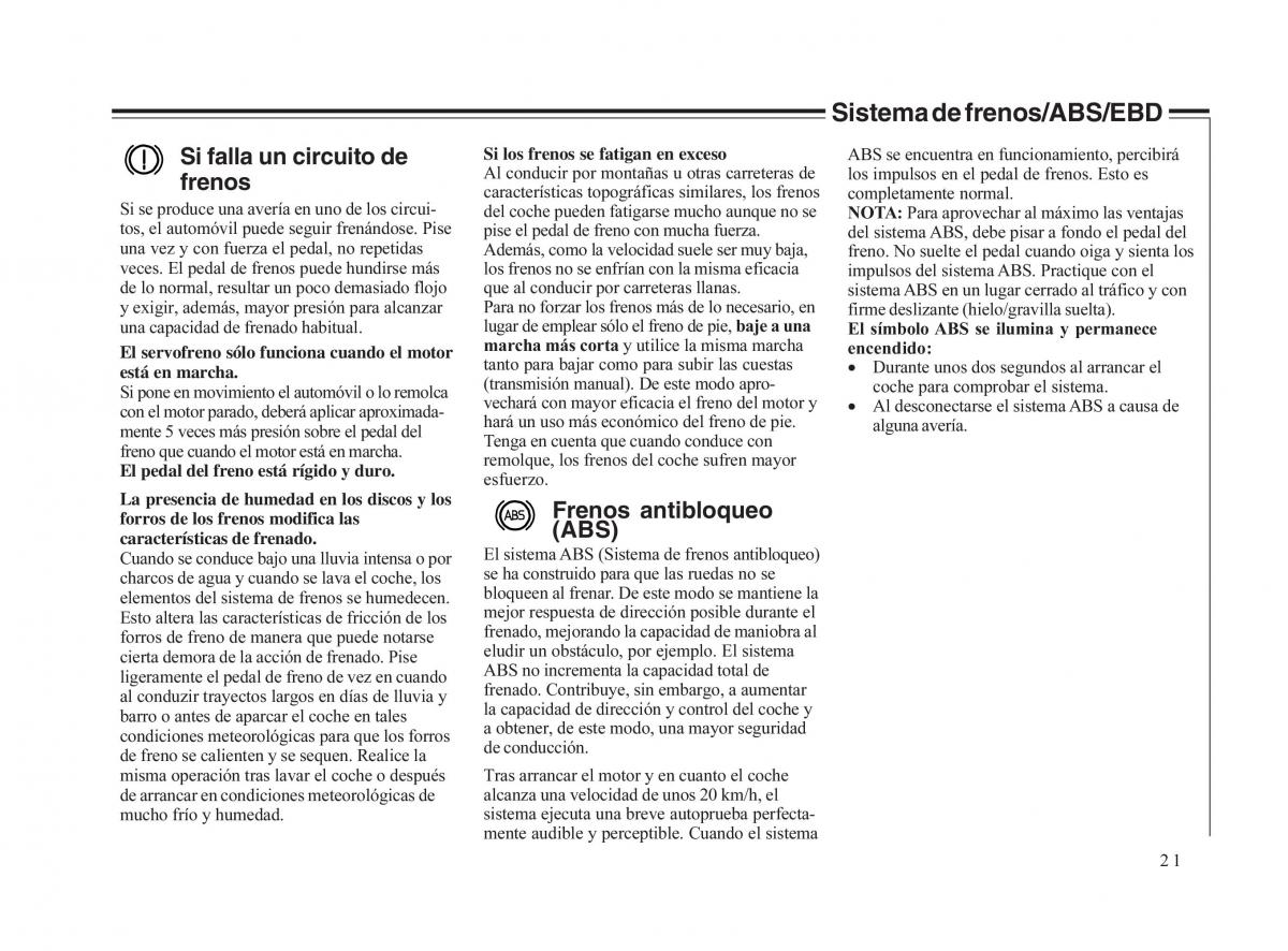 Volvo V70 II 2 manual del propietario / page 22